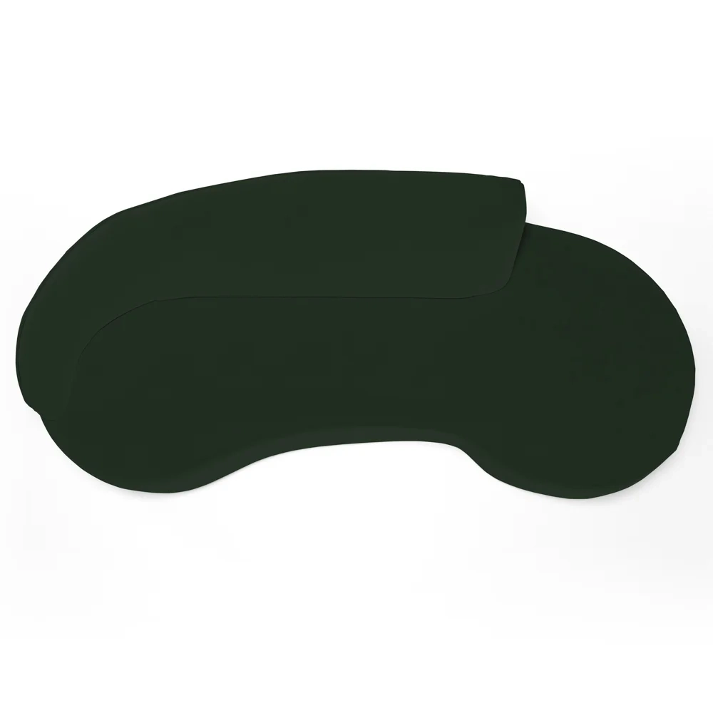 Sofá Living 4 Lugares 280cm Braço Esquerdo Mozart D06 Veludo Verde - Mpozenato