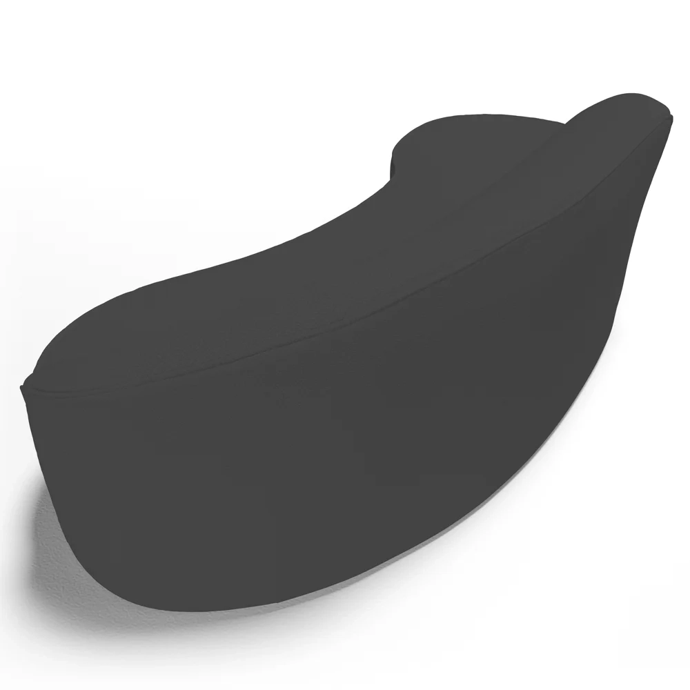 Sofá Living  2 Lugares 180cm Braço Direito Mozart D06 Sintético Cinza - Mpozenato