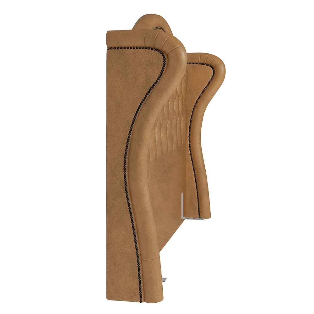 Cabeceira Cama Box Casal King 195cm Antibes Z37 Sintético Caramelo - Mpozenato