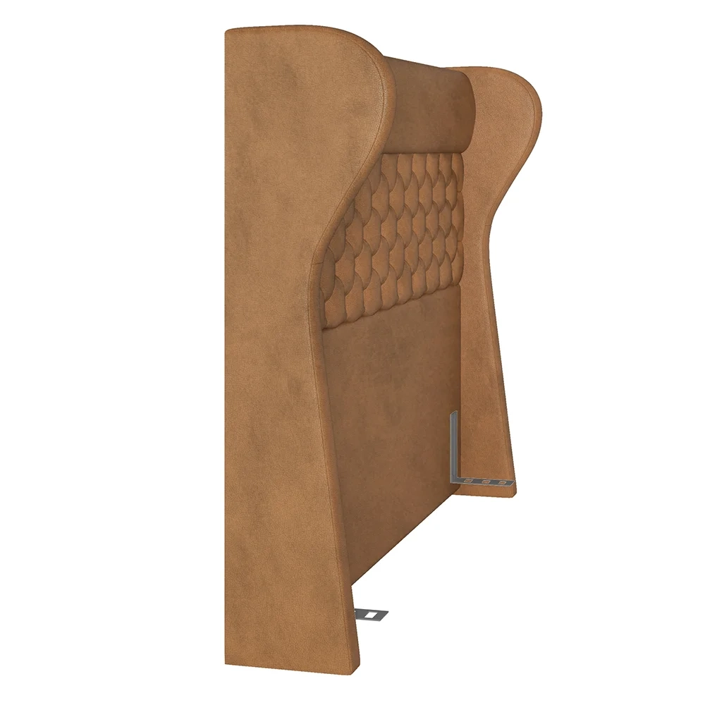 Cabeceira Cama Box Casal Queen 160cm Trinidad Z37 Sintético Caramelo - Mpozenato