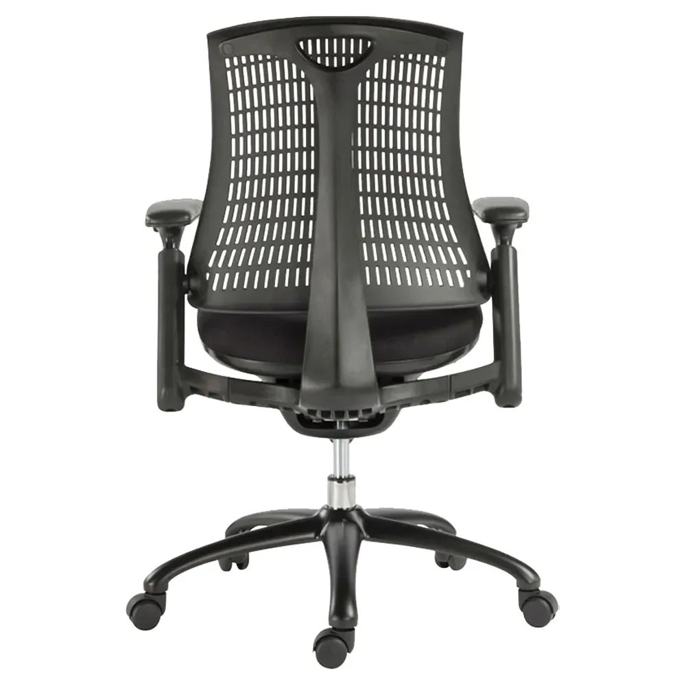 Cadeira de Escritório Diretor Giratória com Regulagem Dori R02 Sintético Preto - Mpozenato