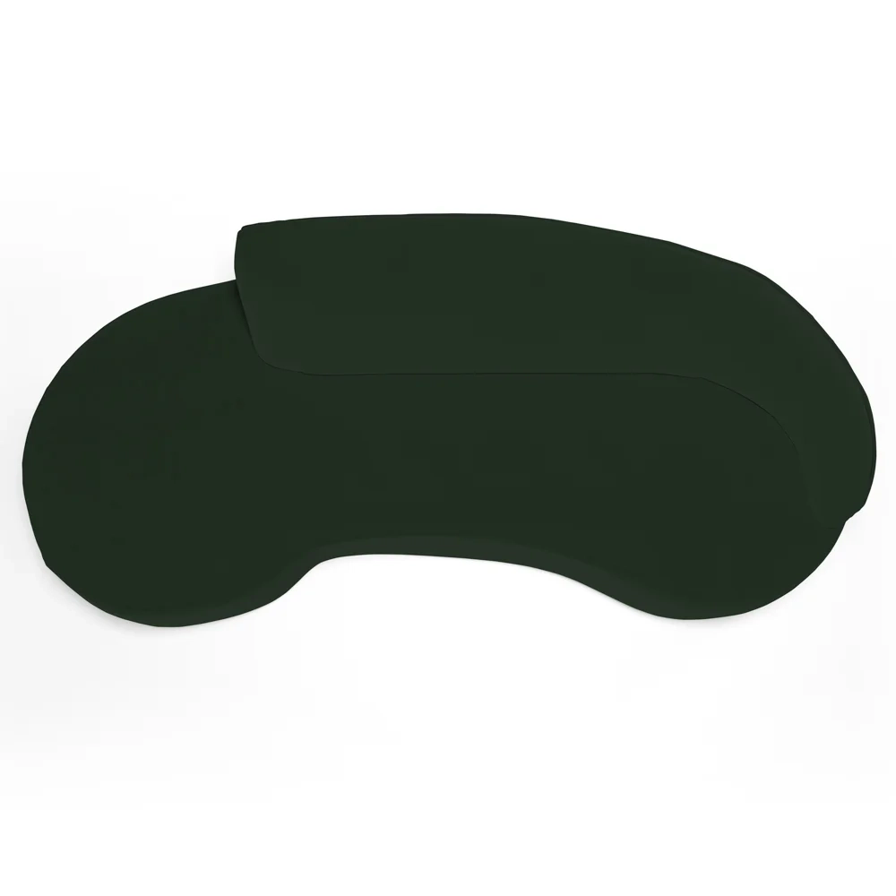 Sofá Living  4 Lugares 300cm Braço Direito Mozart D06 Veludo Verde - Mpozenato