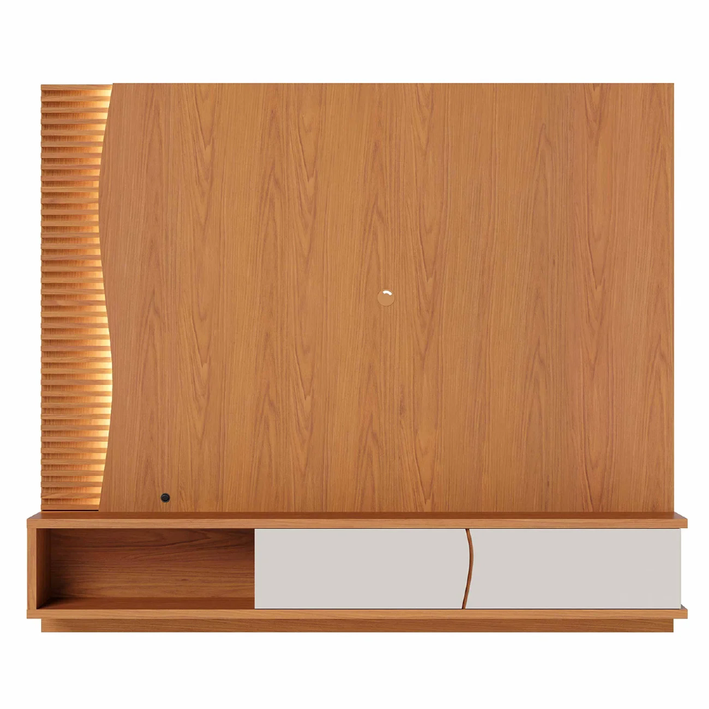 Painel TV 65 Pol e Bancada Suspensa Sintra Freijó/Off White C05 - Mpozenato