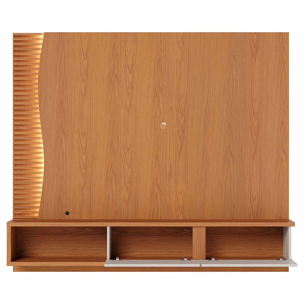 Painel TV 65 Pol e Bancada Suspensa Sintra Freijó/Off White C05 - Mpozenato