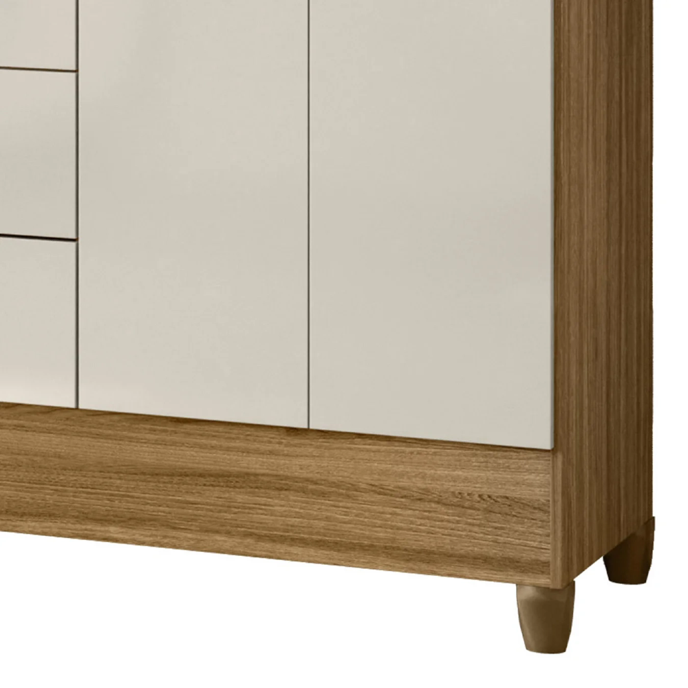 Guarda Roupa Casal 204cm 8 Portas Vitta Freijó/Off Z17       - Mpozenato