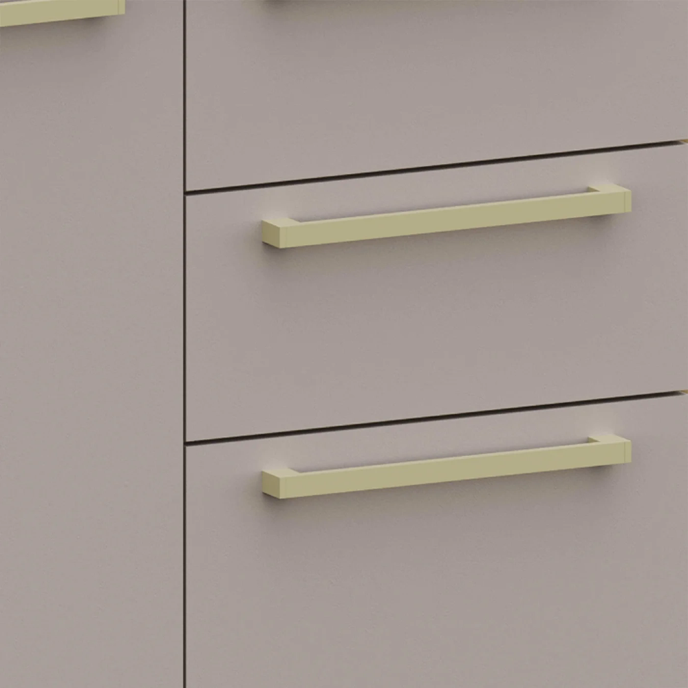 Balcão de Cozinha Com Pia Inox 120cm Mirella Freijó/Cinammon L01 - Mpozenato