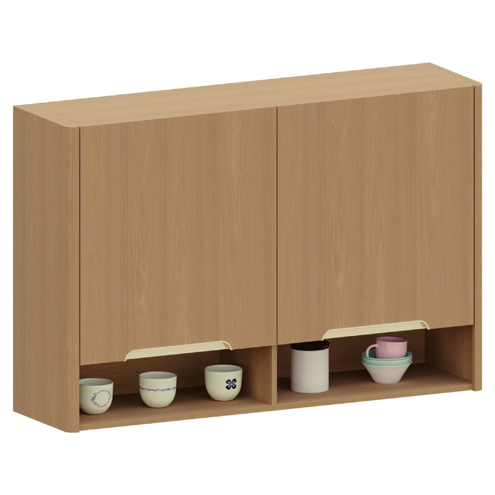 Armário de Cozinha Aéreo 120cm 2 Portas Marina Freijó L01 - Mpozenato