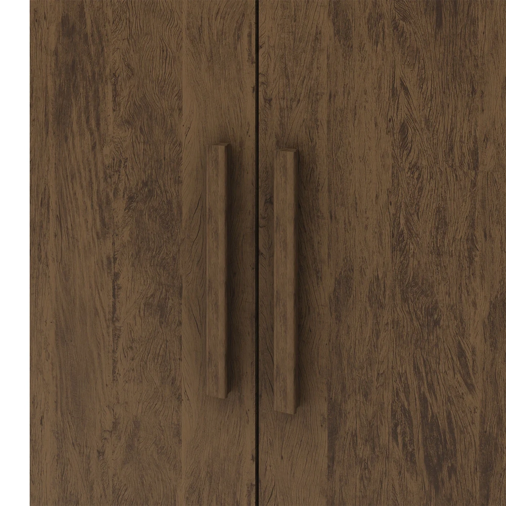 Armário Multiuso 60cm Com 2 Portas Aline Imbuia V02 - Mpozenato