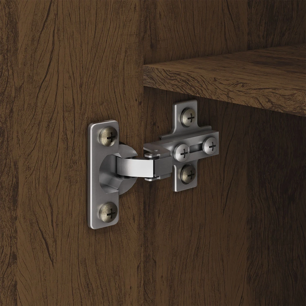 Armário Multiuso 60cm Com 2 Portas Aline Imbuia V02 - Mpozenato