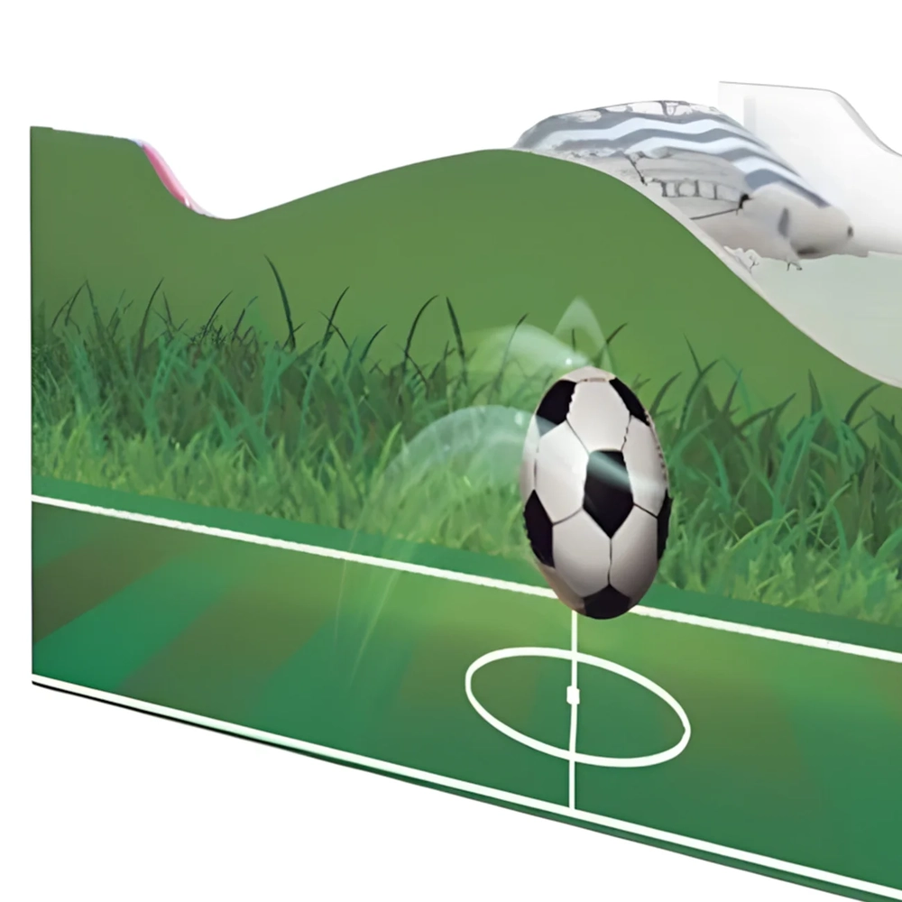 Cama Solteiro Infantil Baixa Para Colchão 188x88cm Futebol K06 - Mpozenato