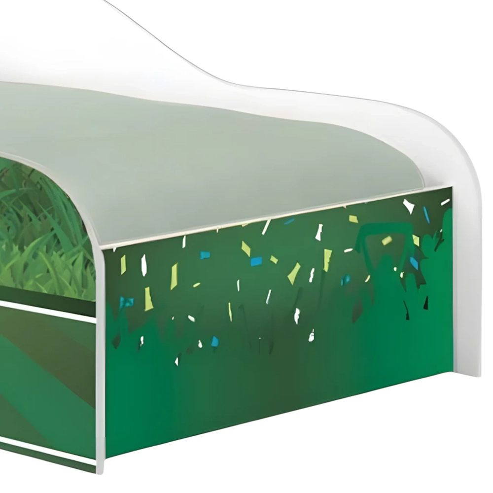 Cama Solteiro Infantil Baixa Para Colchão 188x88cm Futebol K06 - Mpozenato