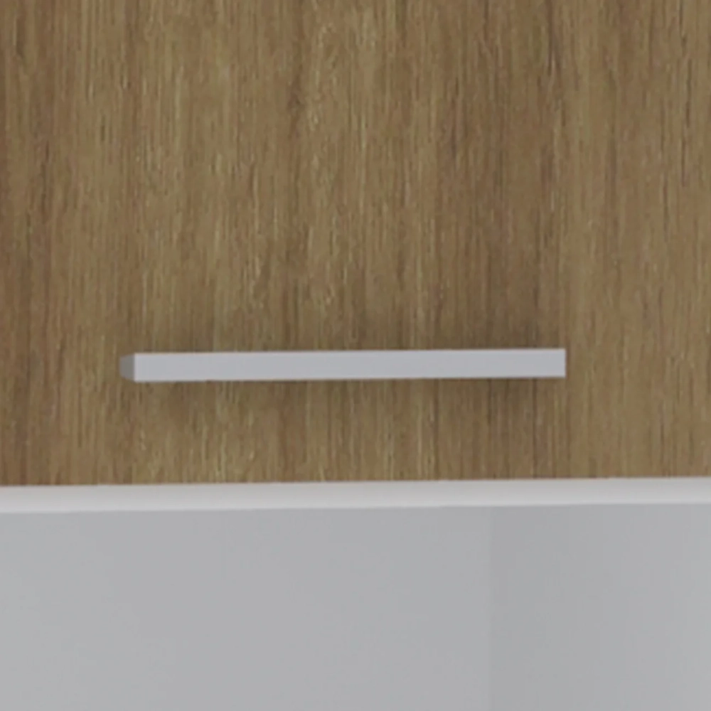 Armário Aéreo Ponte Modulado 97cm Taiga Branco/Avelã L01 - Mpozenato