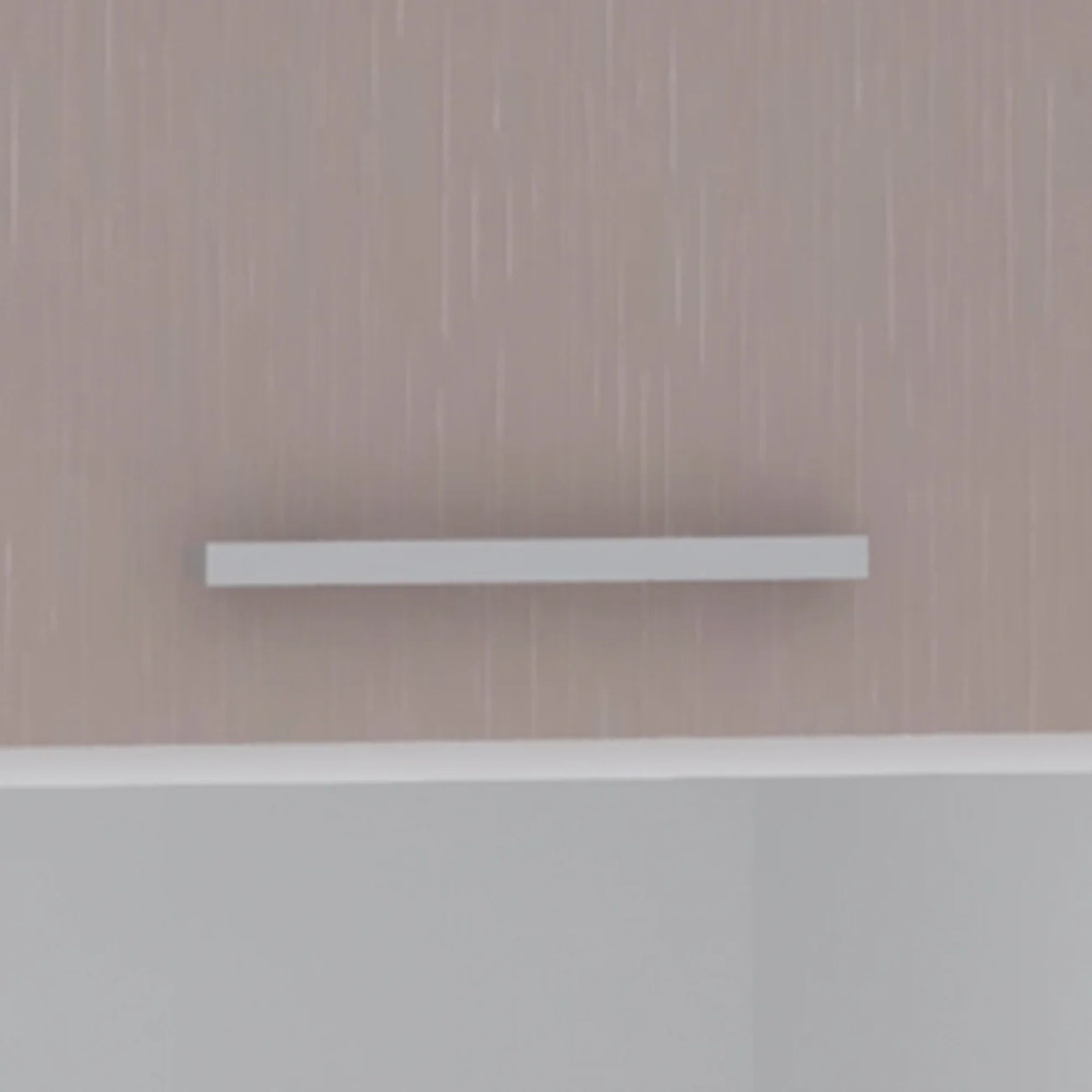 Armário Aéreo Ponte Modulado 145cm Taiga Branco/Cinnamon L01 - Mpozenato