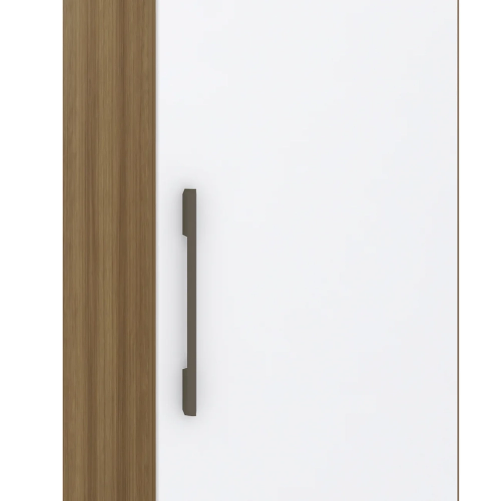 Guarda Roupa Modulado Sapateira 50cm Taiga Avelã/Branco L01 - Mpozenato
