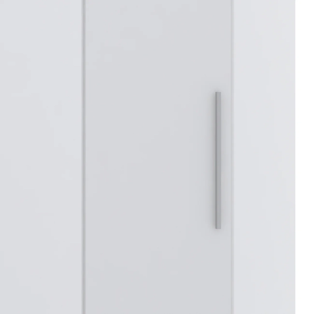 Guarda Roupa Canto Obliquo 70cm 1 Porta Taiga Branco L01    - Mpozenato