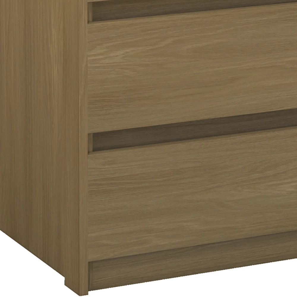 Cômoda Quarto Solteiro 63cm 4 Gavetas Samira Freijó L01 - Mpozenato