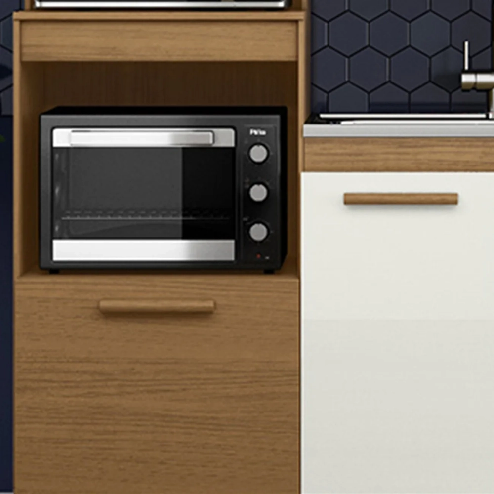 Armário de Cozinha Compacta Com Pia Melian Atacama/Off A15 - Mpozenato 