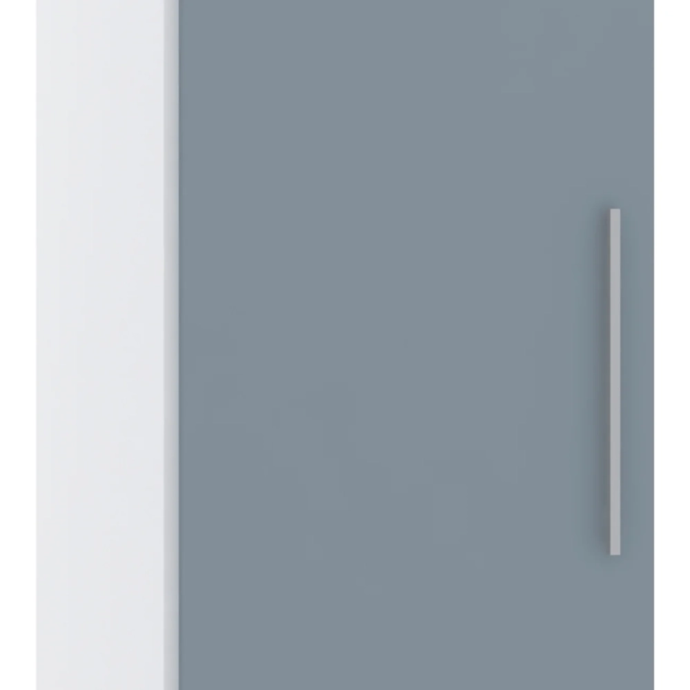 Guarda Roupa Modulado Sapateira 50cm Taiga Branco/Grey L01 - Mpozenato