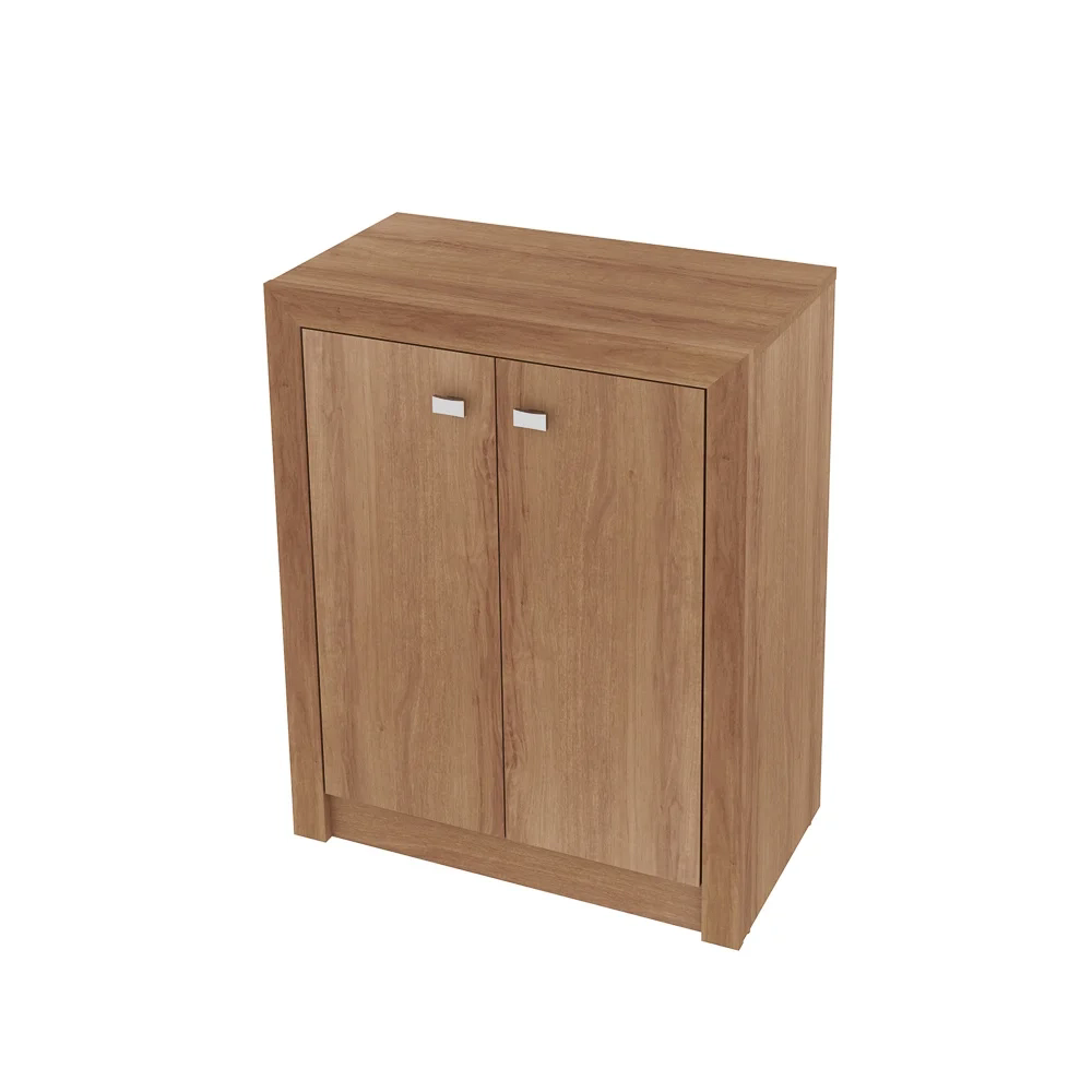 Balcão Para Escritório 2 Portas ME4103 Amêndoa - Tecno Mobili