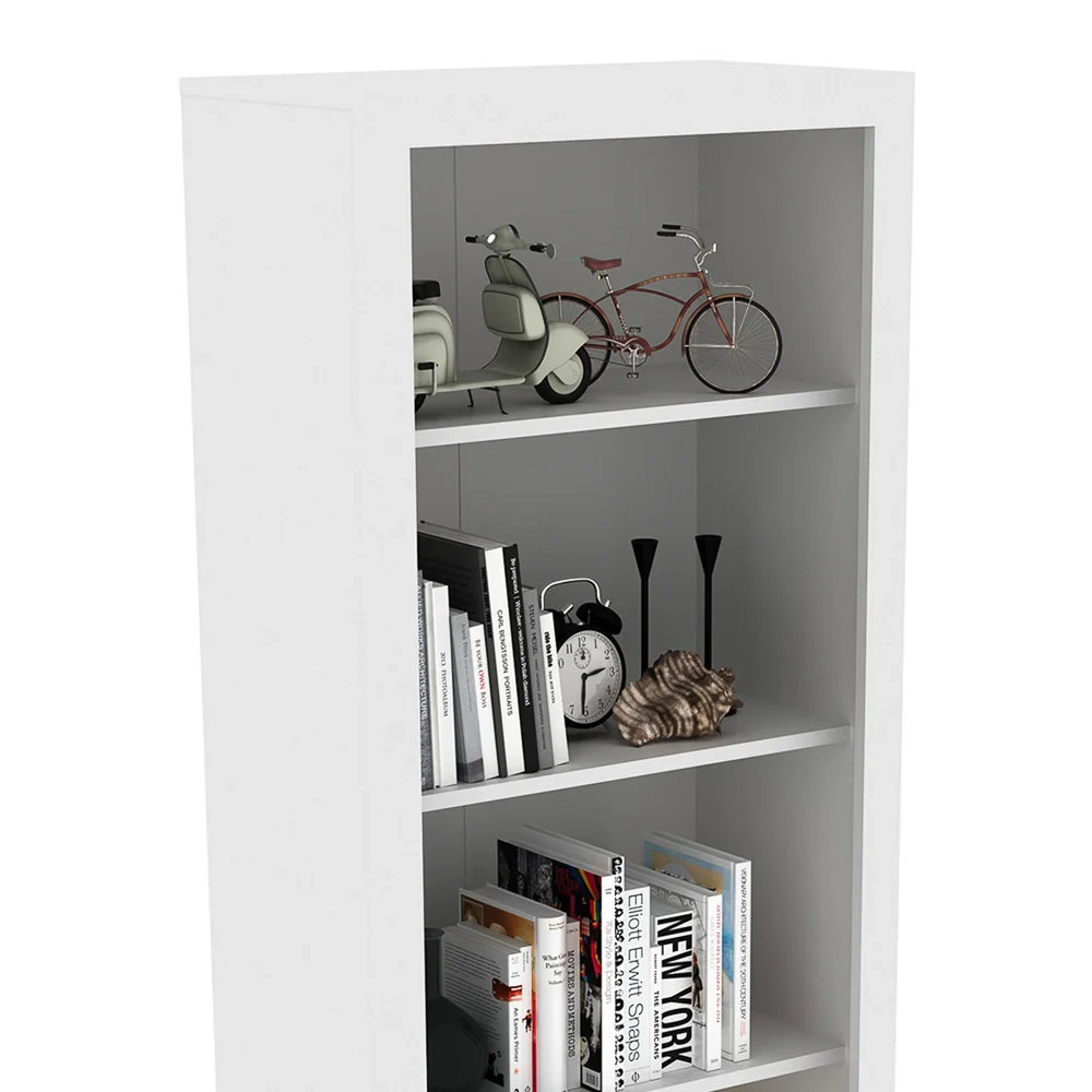 Armário Organizador para Home Office de 171,5 cm de Altura ME4110 Branco - Tecno Mobili