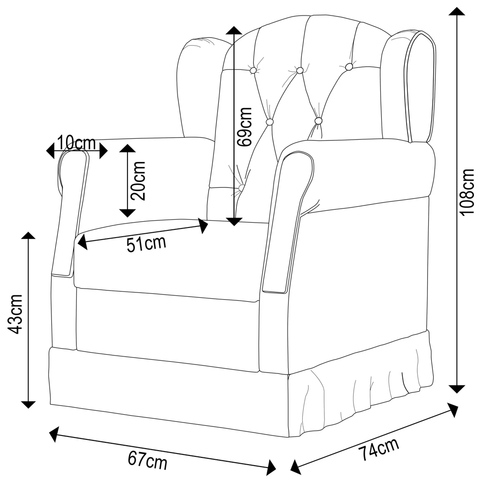 Poltrona de Amamentação Balanço com Puff Letícia e Multiuso Bella Branco - Phoenix