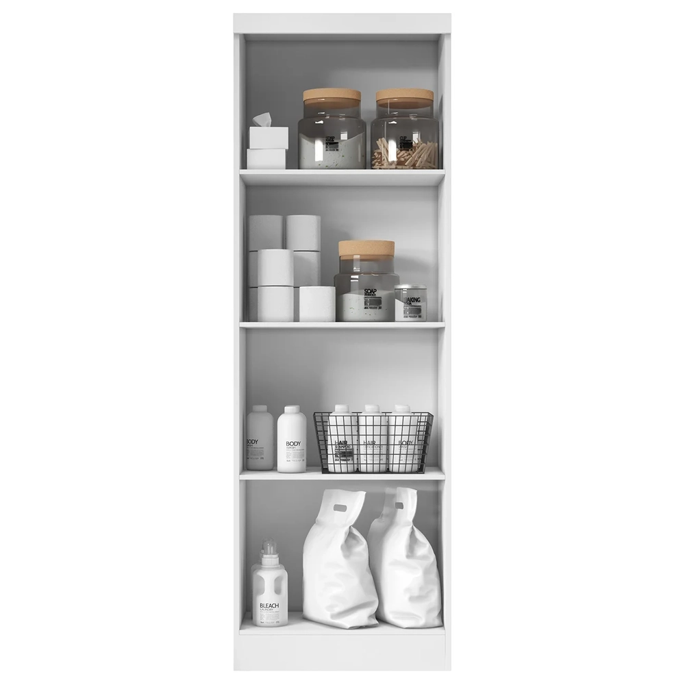 Armário Multiuso Lavanderia 52cm Aspasia Branco A15         - Mpozenato