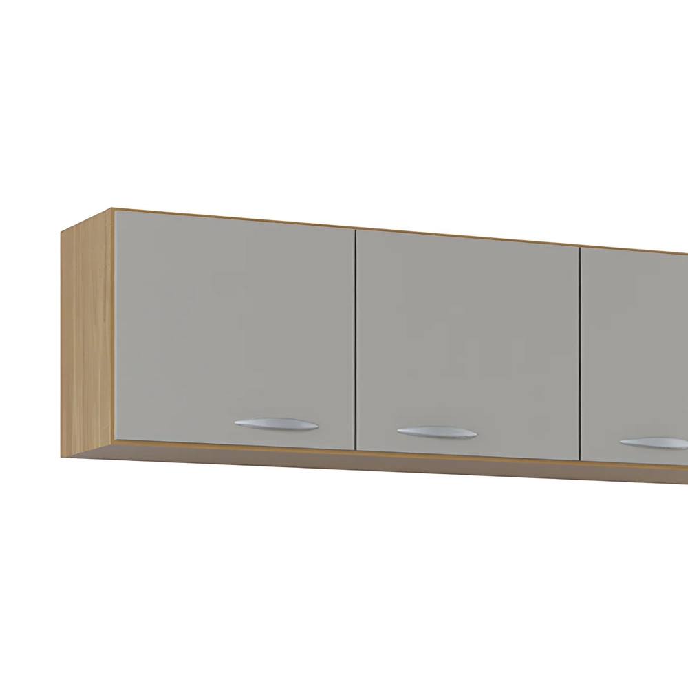 Armário de Cozinha e Balcão 120cm Classic Damasco/Off White Z46 - Mpozenato