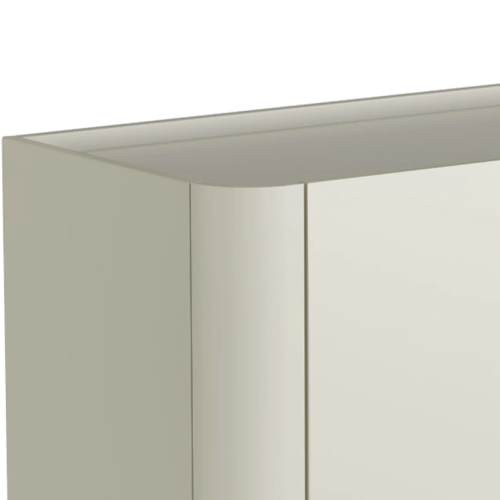Buffet Aparador 180cm 4 Portas Lisas Blen Luna/Dourado I06 - Mpozenato