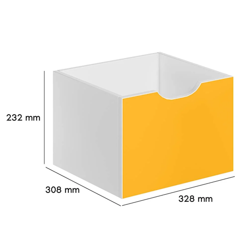 Gavetas para Nicho Organizador Kit 3 Q01 Colorido - Mpozenato