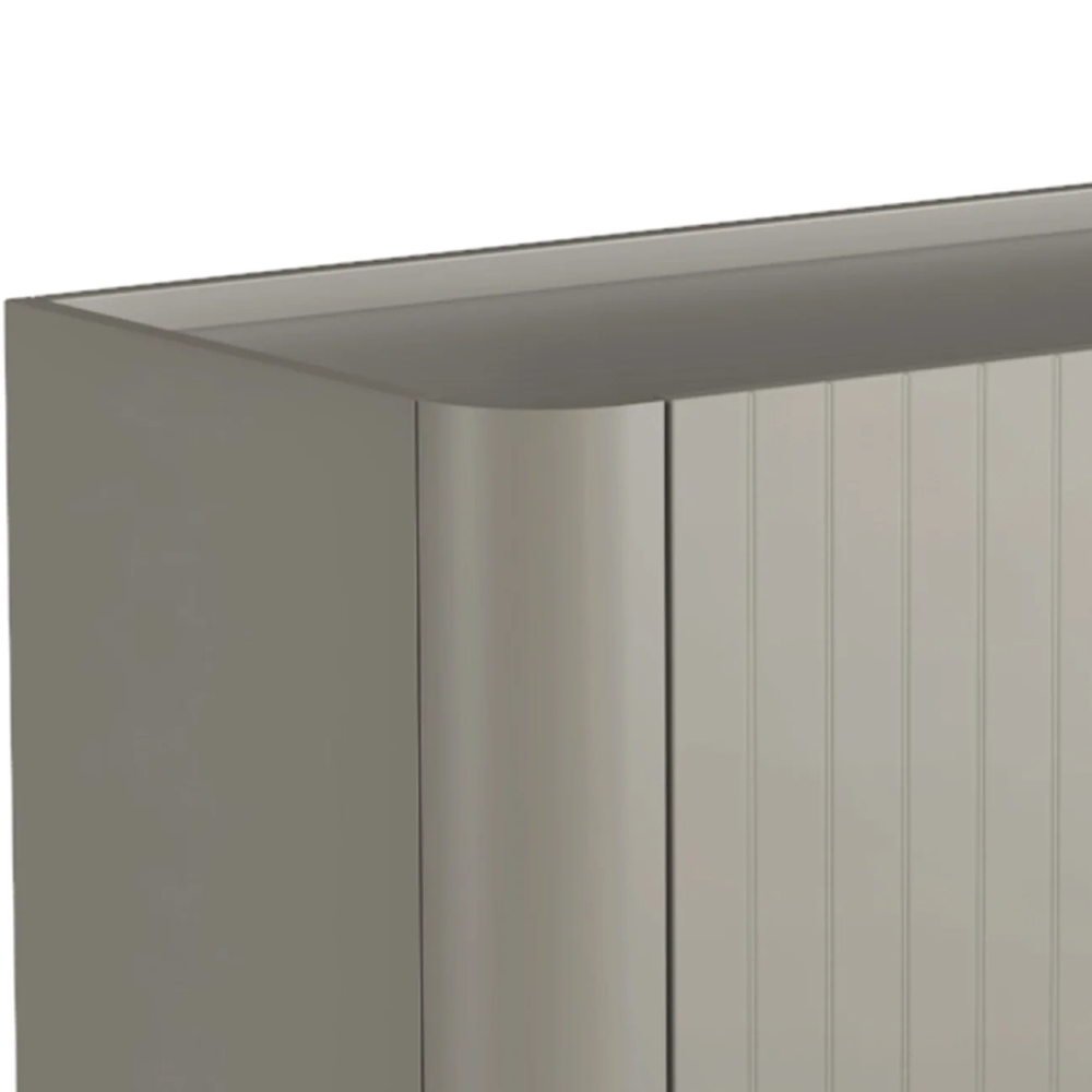 Buffet Aparador 99cm 2 Portas Brise Blen Grigio/Dourado I06 - Mpozenato
