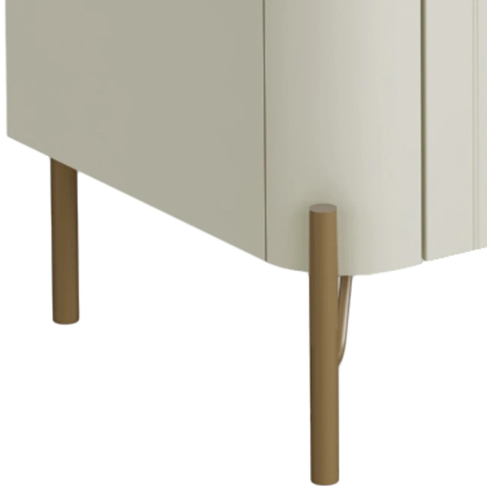 Buffet Aparador 180cm 4 Portas Brise Blen Luna/Dourado I06 - Mpozenato