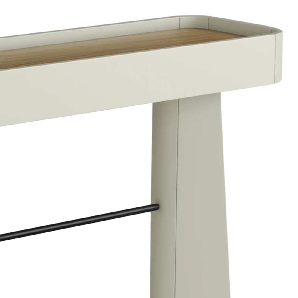 Aparador Sala de Estar Buffet 136cm Blen Louro/Luna/Preto I06 - Mpozenato