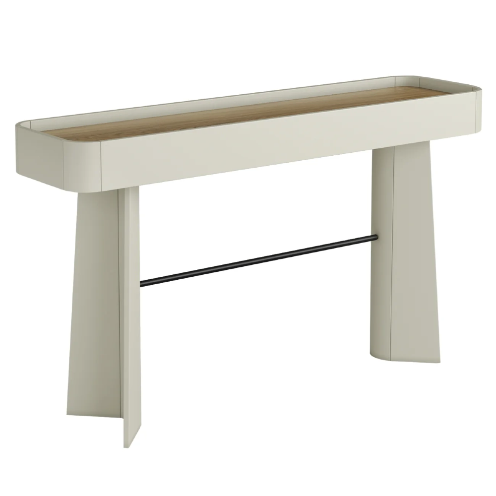 Aparador Sala de Estar Buffet 136cm Blen Louro/Luna/Preto I06 - Mpozenato