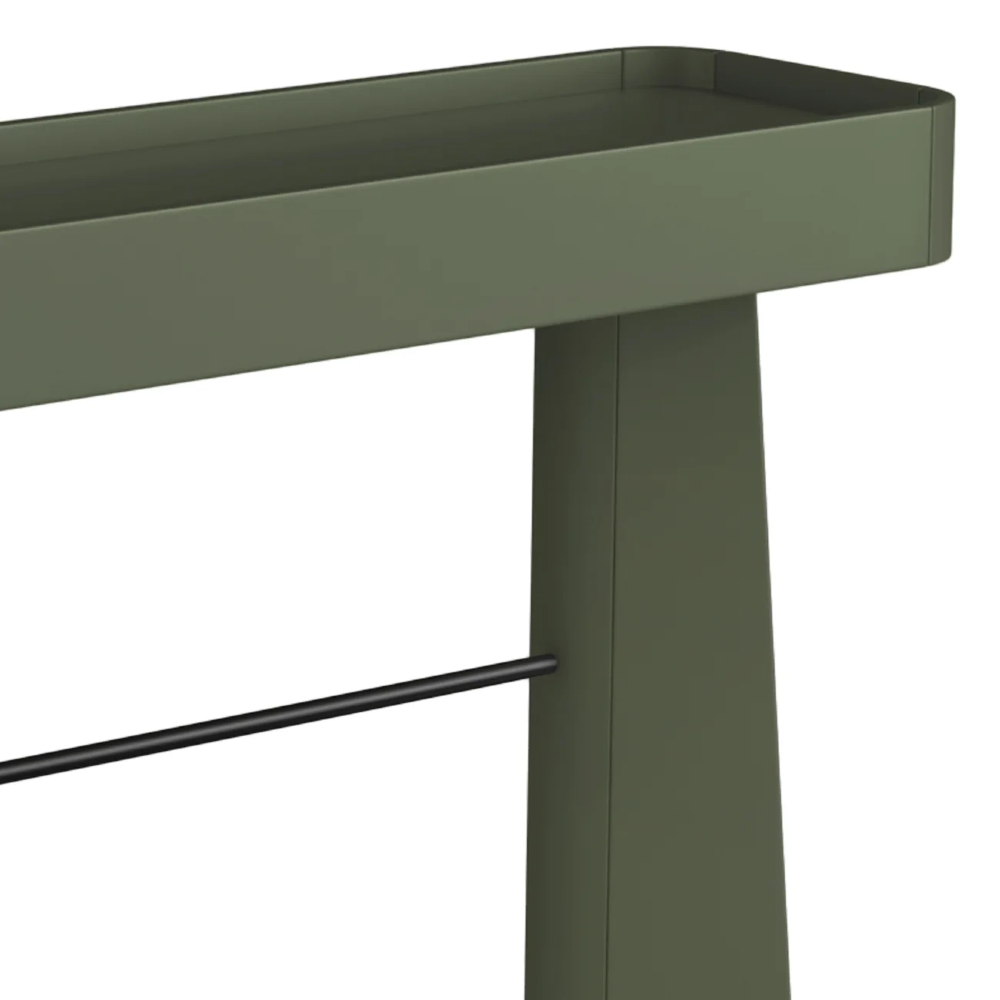 Aparador Sala de Estar Buffet 136cm Blen Musgo/Preto I06 - Mpozenato