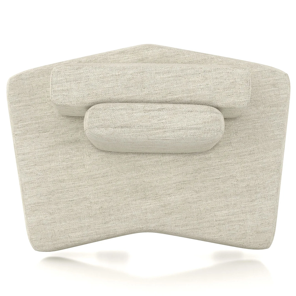 Sofá Modular 174cm Living Sala de Estar Moby Linho Cru Z08 - Mpozenato