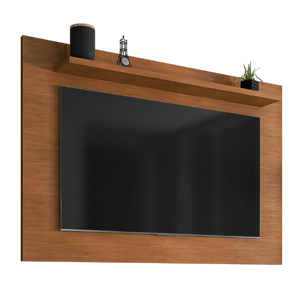 Painel Para TV Suspenso 50 Polegadas 135cm Saira C14 Cedro - Mpozenato
