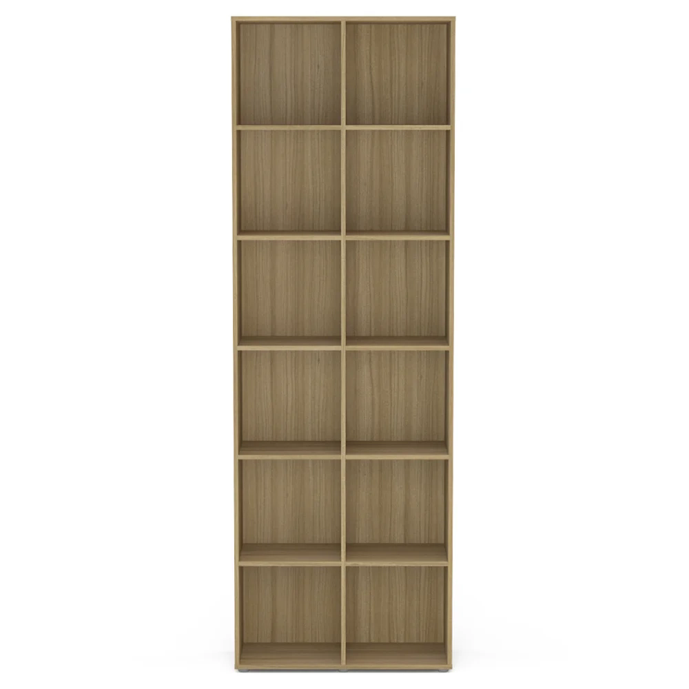 Estante Multifuncional Caracol com 12 Nichos Castanho - Politorno