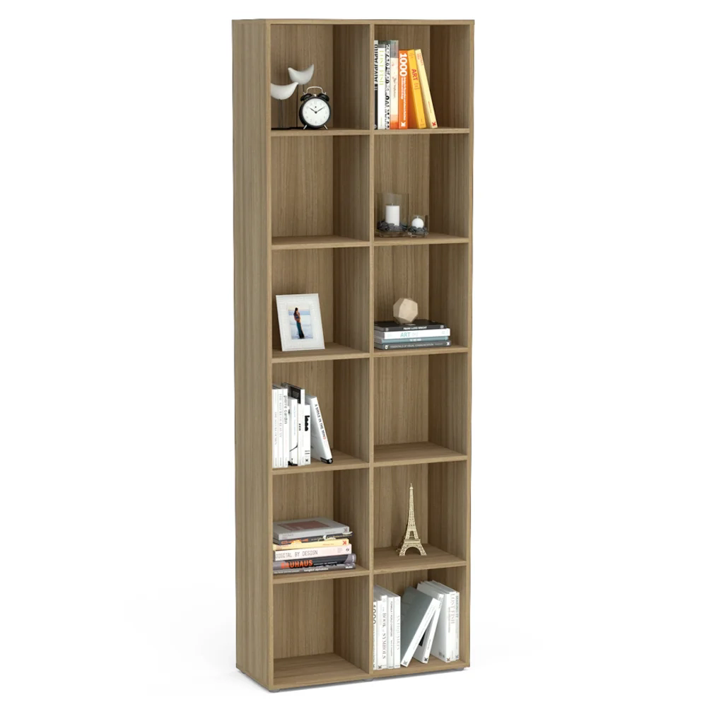 Estante Multifuncional Caracol com 12 Nichos Castanho - Politorno