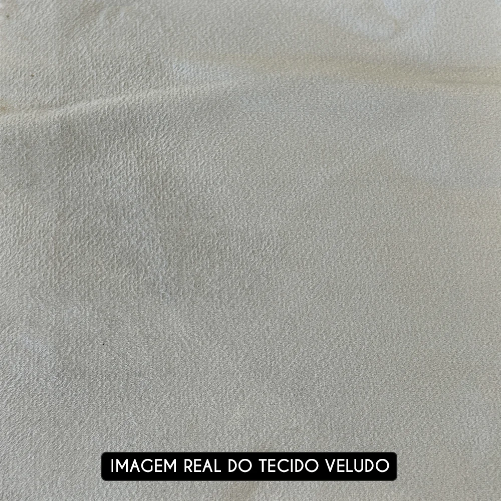 Sofá Retrátil 3 Lugares com Porta Copo 230cm Andes F05 Veludo Cinza - Mpozenato