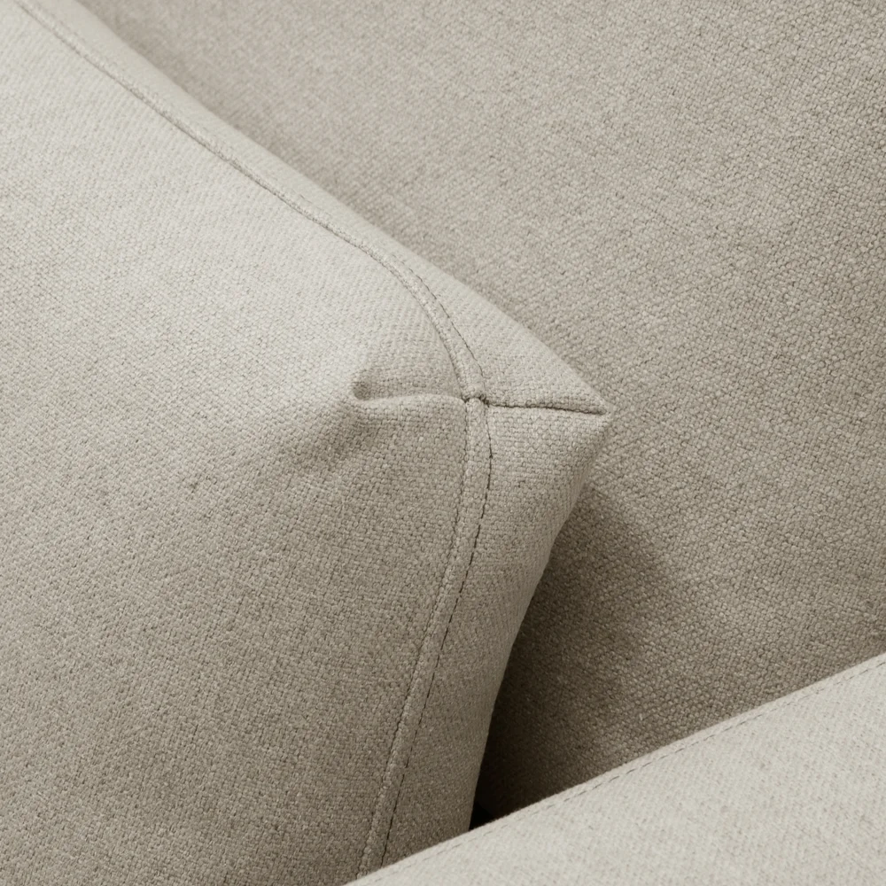 Sofá Retrátil Reclinável 210cm Sinna F05 Linho Bege - Mpozenato