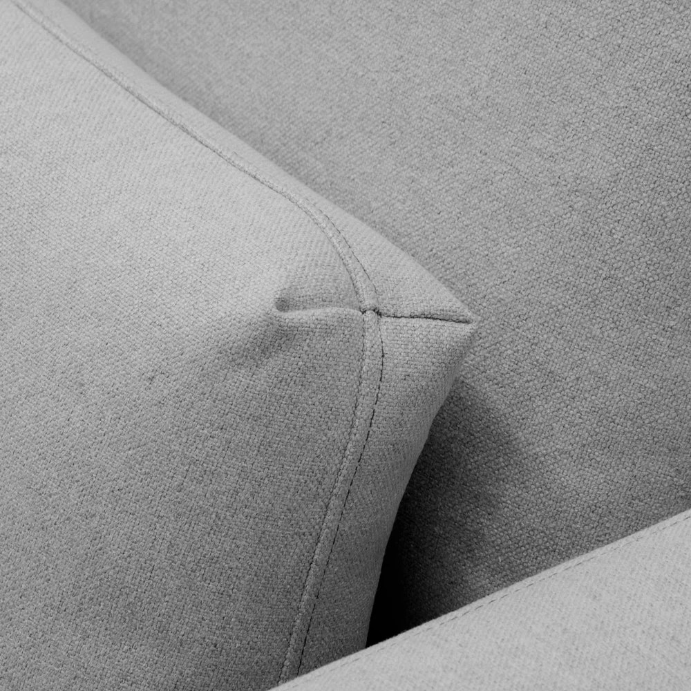 Sofá Retrátil Reclinável 270cm Sinna F05 Linho Cinza - Mpozenato