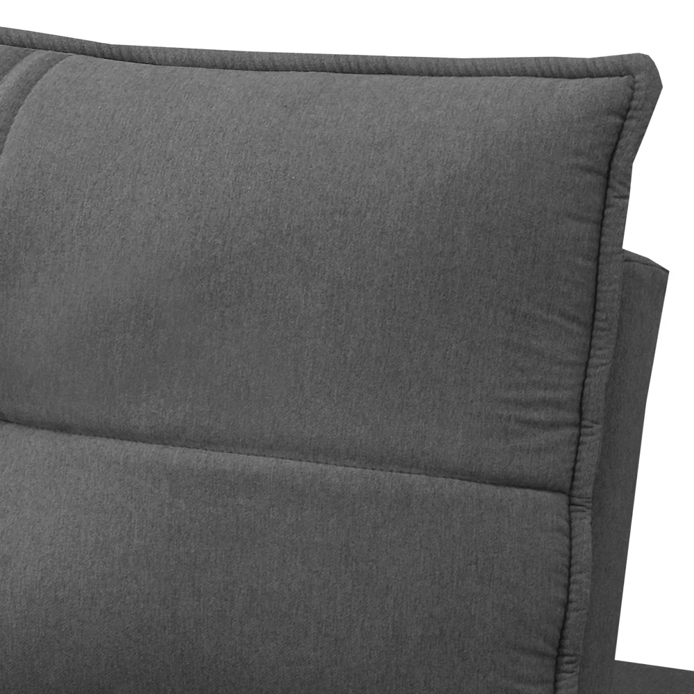 Sofá Retrátil Reclinável 3 Lugares 210cm Damy F05 Veludo Grafite - Mpozenato