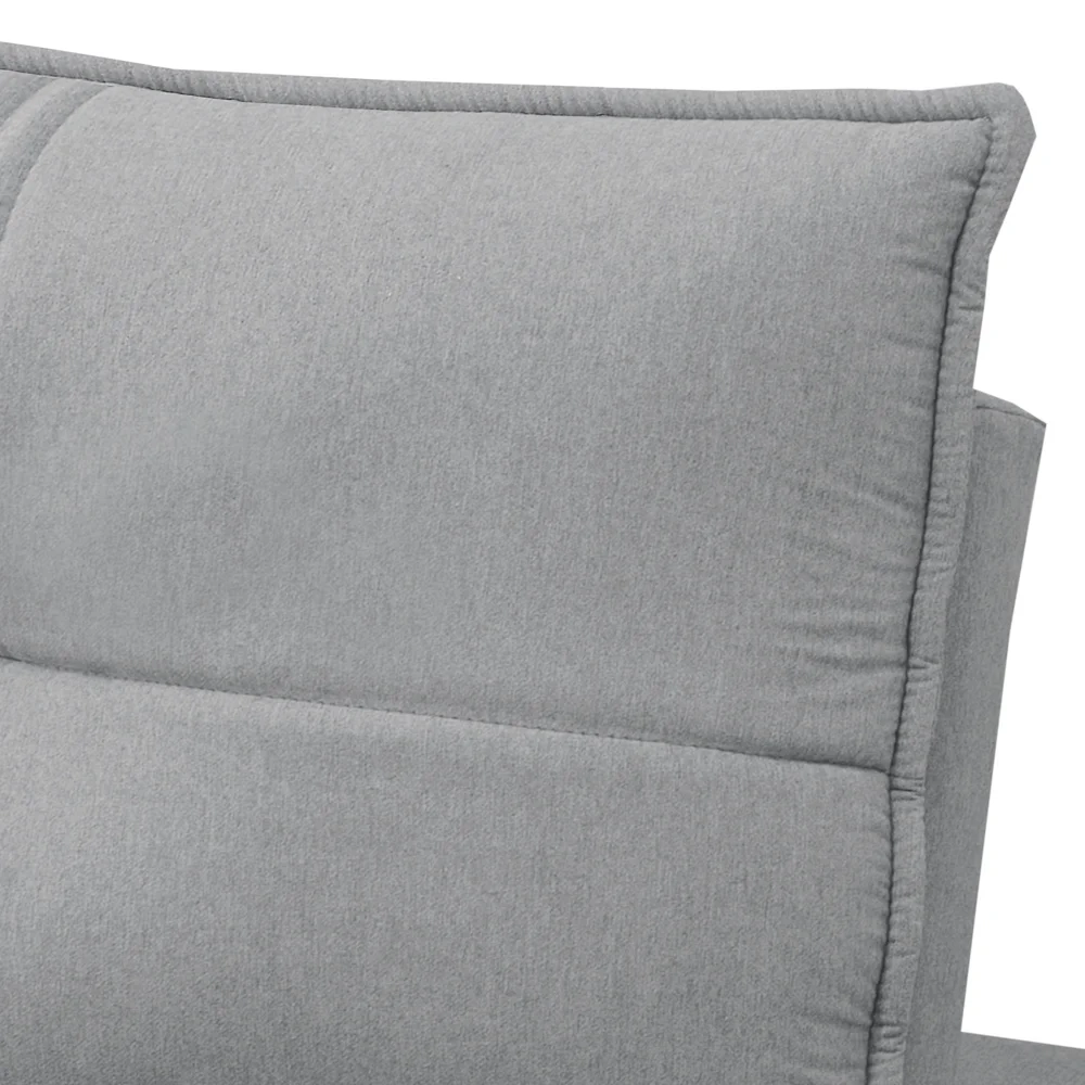 Sofá Retrátil Reclinável 3 Lugares 210cm Damy F05 Veludo Cinza - Mpozenato