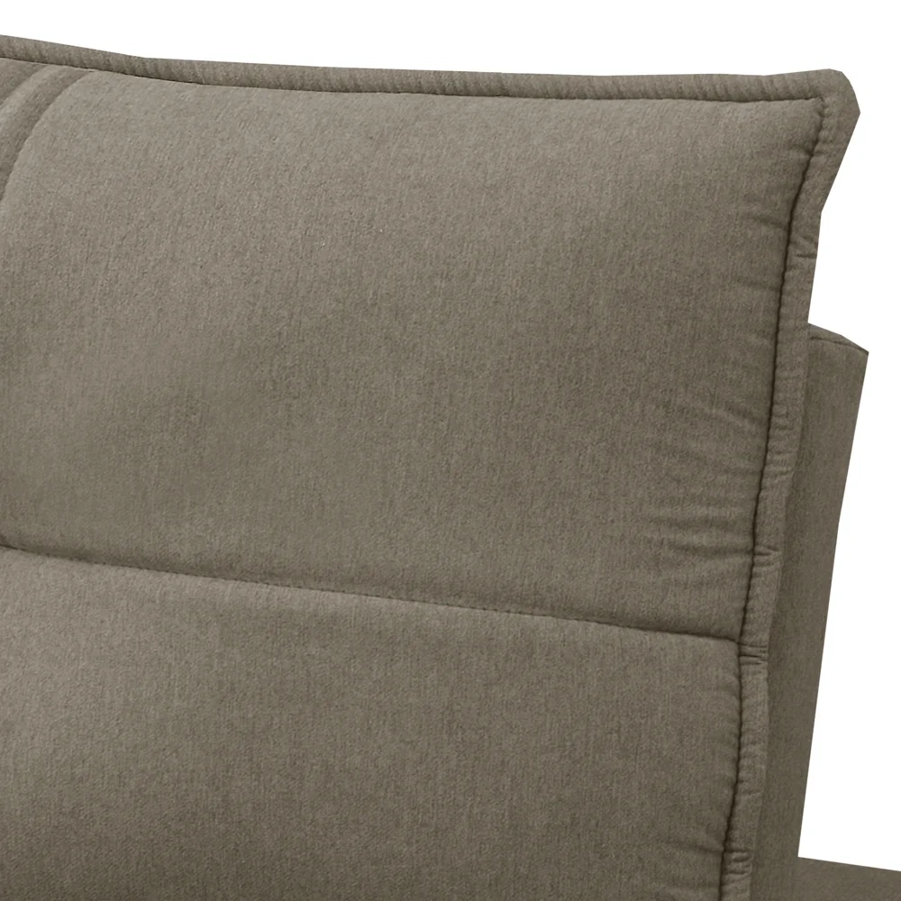 Sofá Retrátil Reclinável 3 Lugares 250cm Damy F05 Veludo Marrom - Mpozenato