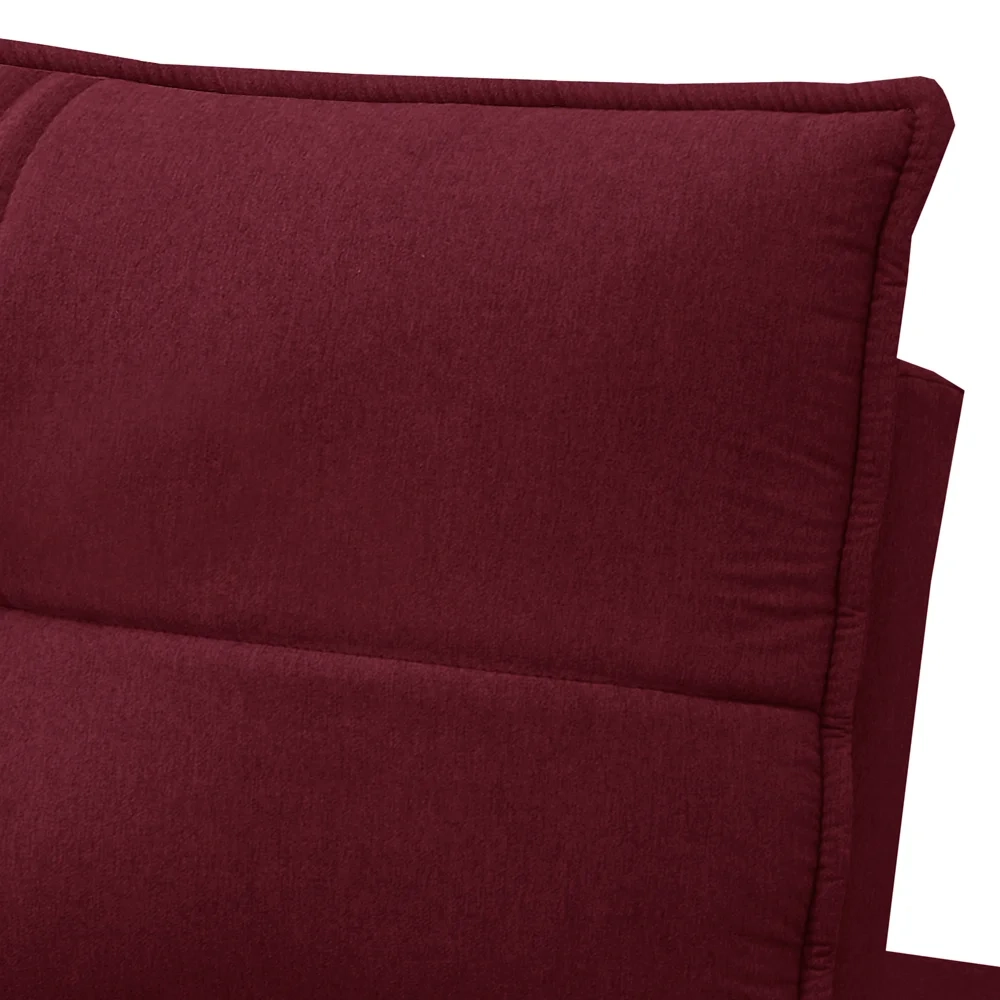 Sofá Retrátil Reclinável 3 Lugares 250cm Damy F05 Veludo Bordô - Mpozenato