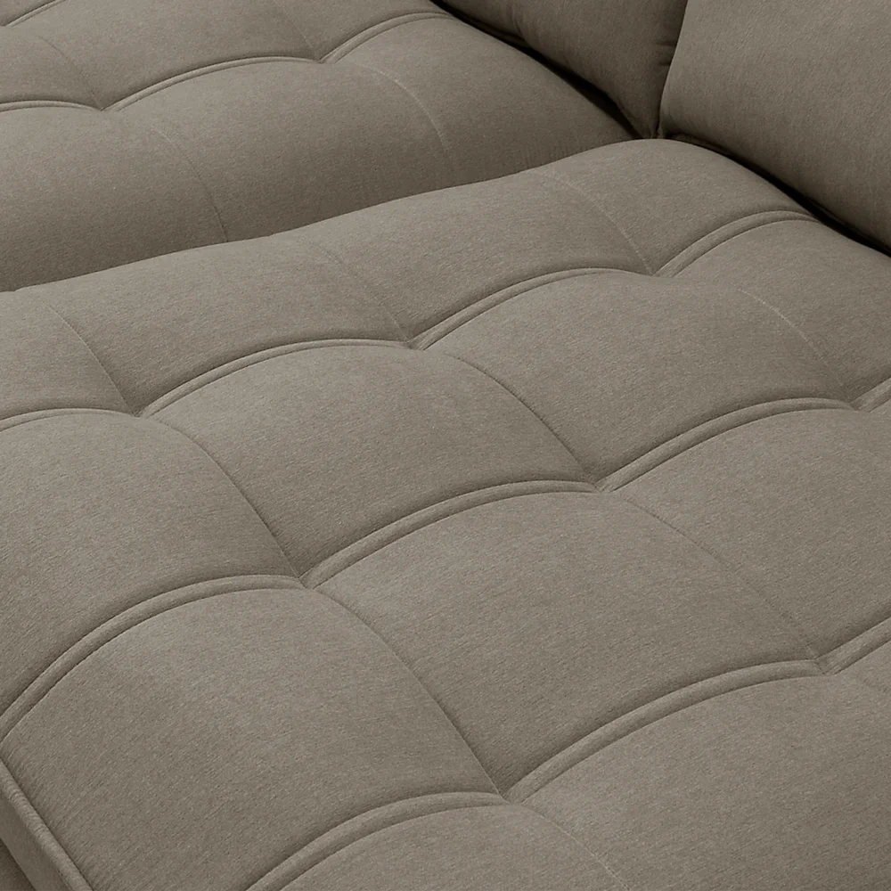 Sofá Retrátil Reclinável 4 Lugares 290cm Damy F05 Veludo Marrom - Mpozenato