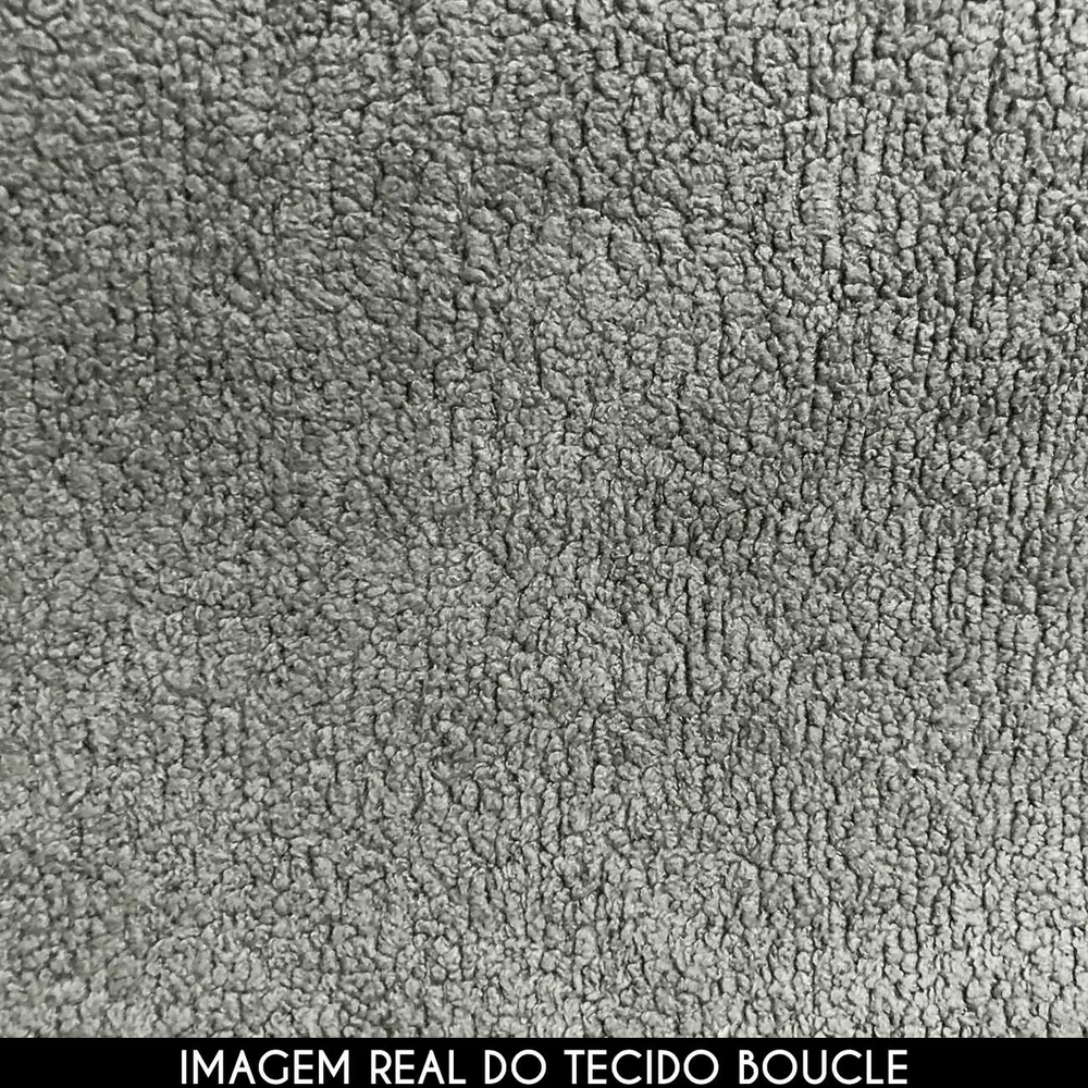 Sofá 2 Lugares 160cm Orgânico Viana B10 Bouclê Menta - Mpozenato