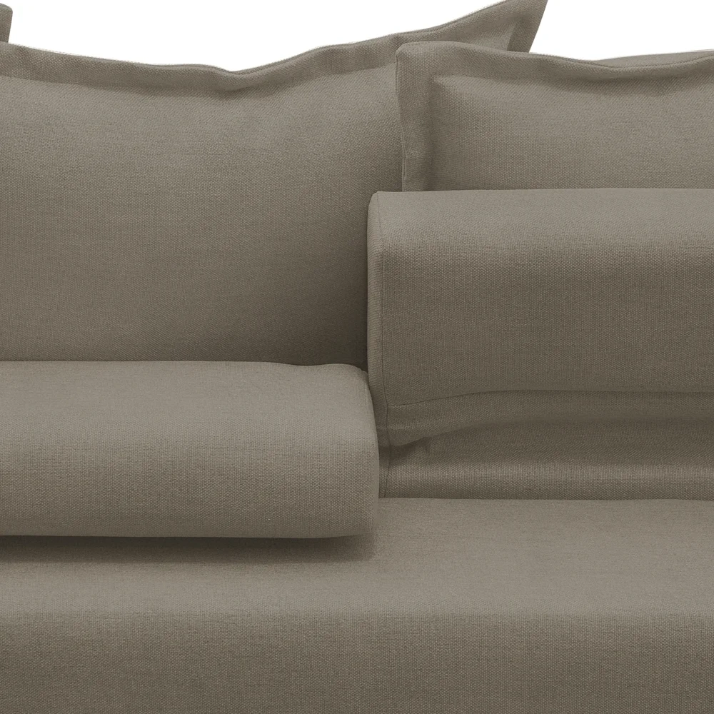 Sofá Retrátil Reclinável 3 Lugares 215cm Roma F05 Veludo Marrom - Mpozenato