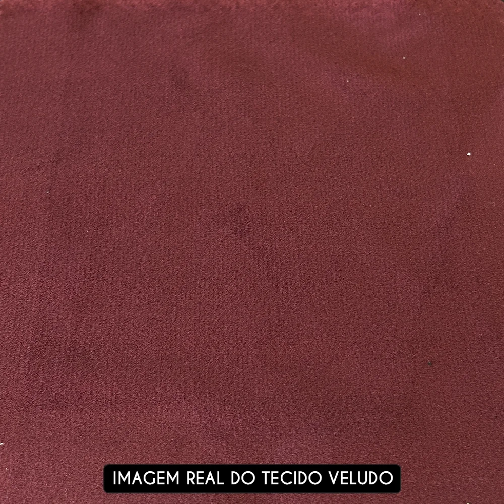 Sofá Retrátil Reclinável 3 Lugares 235cm Roma F05 Veludo Bordô - Mpozenato