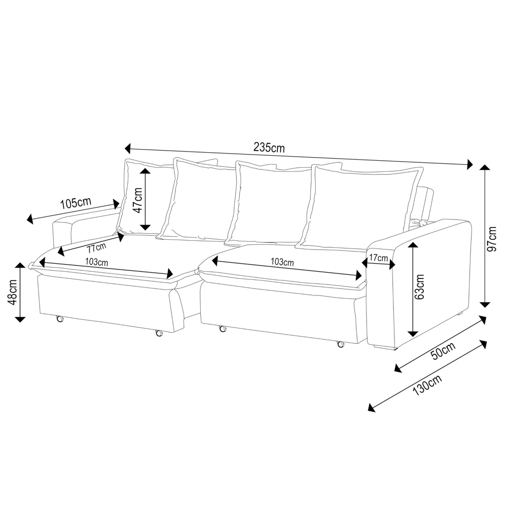 Sofá Retrátil Reclinável 3 Lugares 235cm Roma F05 Veludo Terracota - Mpozenato